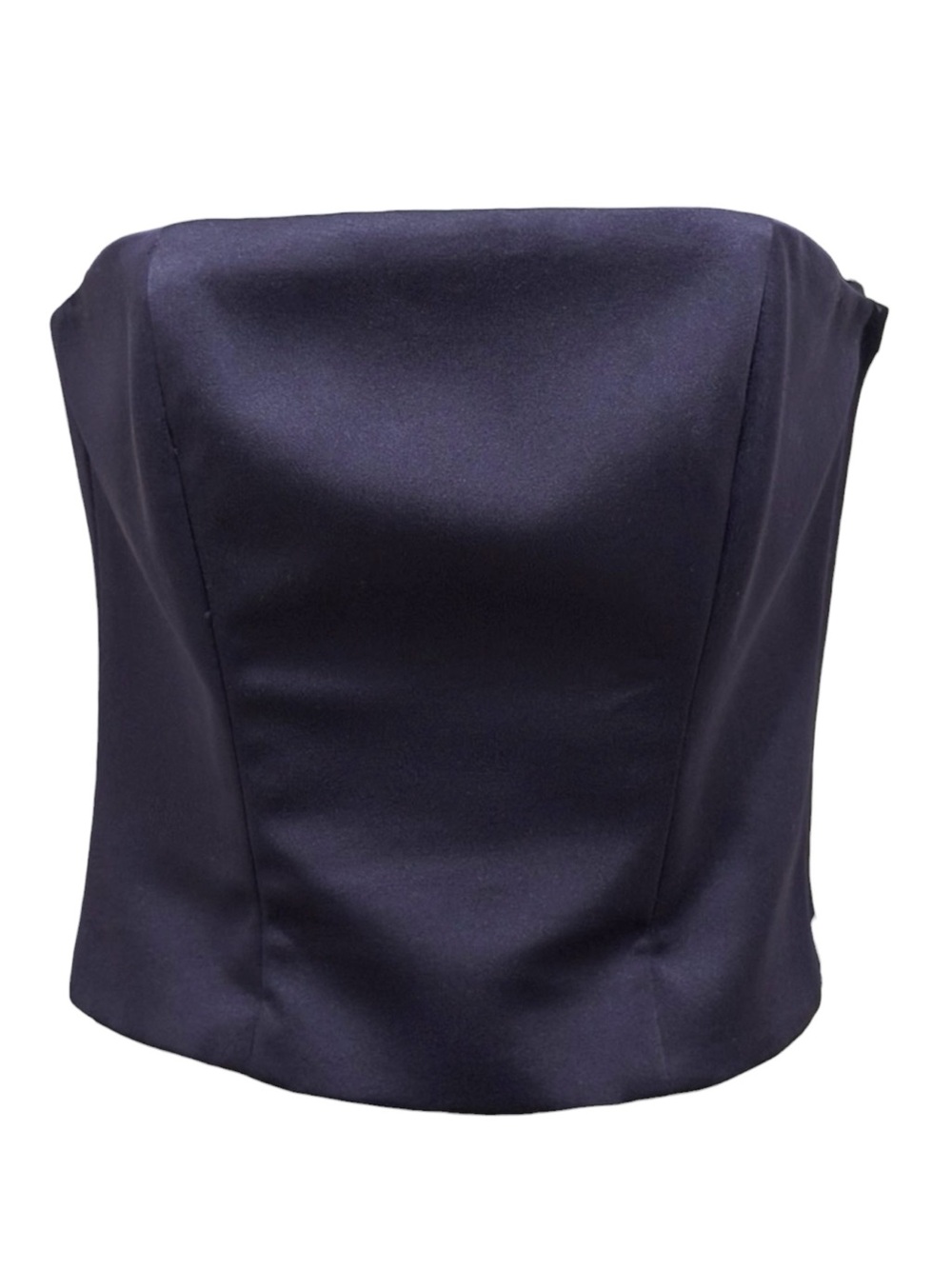 Y2K Moda International Satin Strapless Bustier Top